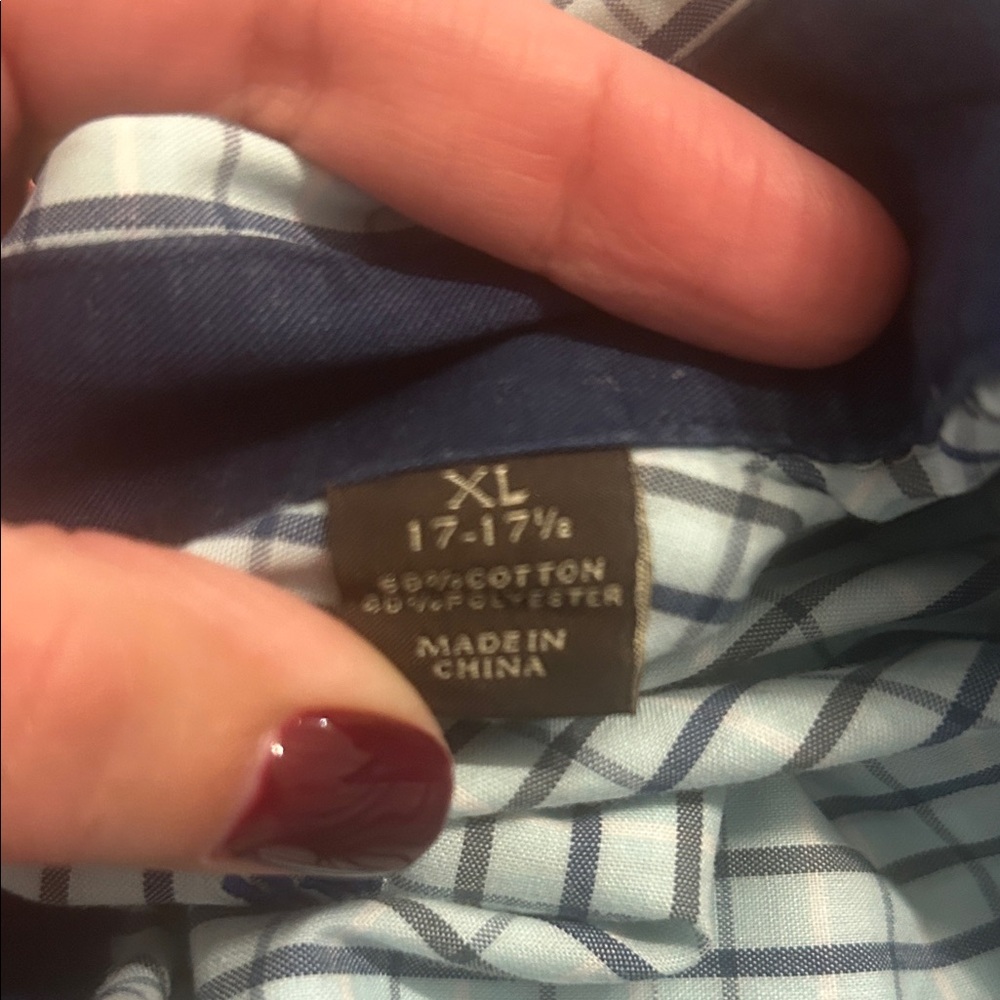 Tasso Elba Men's Plaid Shirt - Black and White - Picture 3 of 4